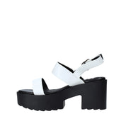 Sandali tacco Bianco Onyx