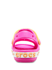 Sandali con strappi Rosa Arancio Crocs