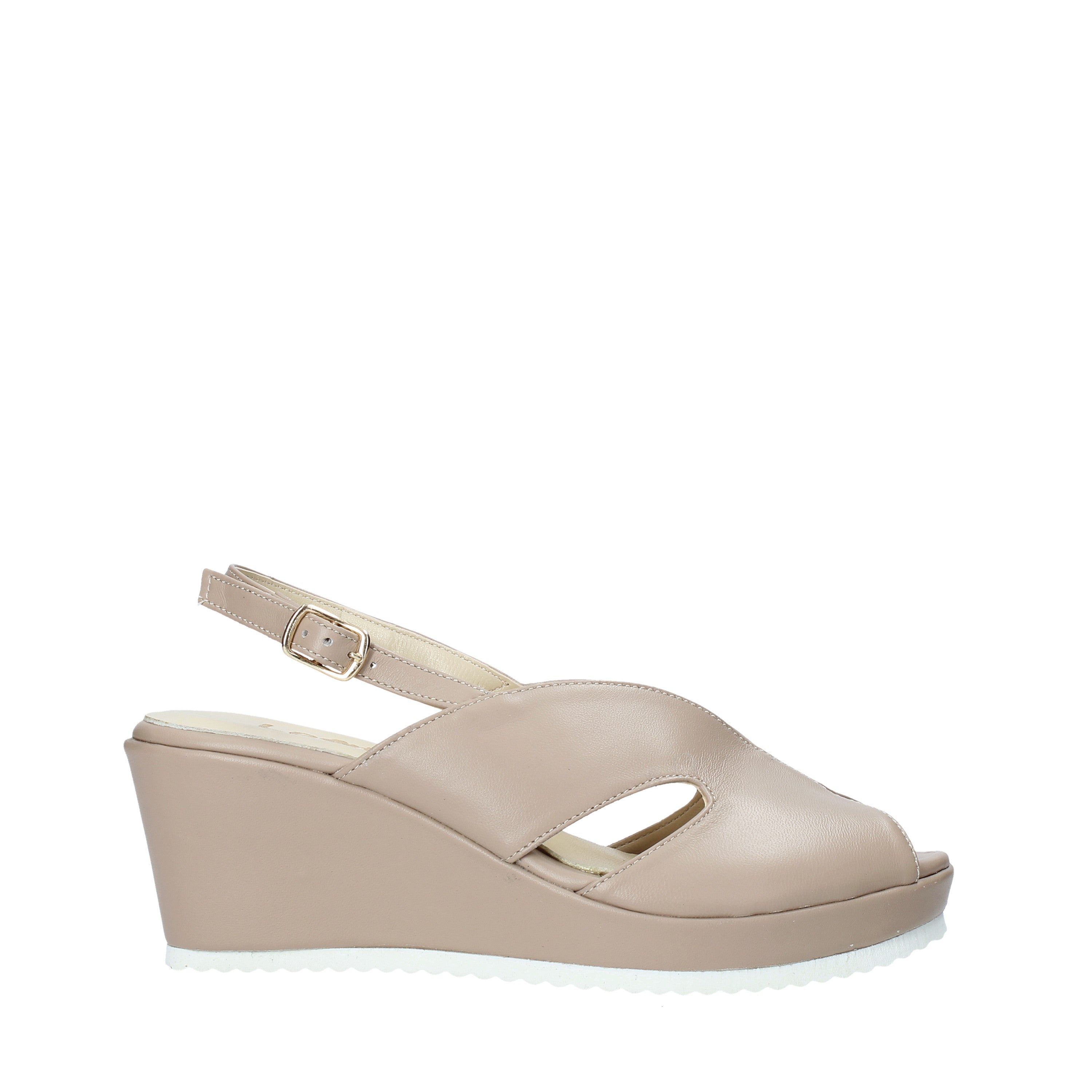 Sandali zeppa Beige Esther Collezioni