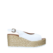 Sandali zeppa Bianco Bueno Shoes