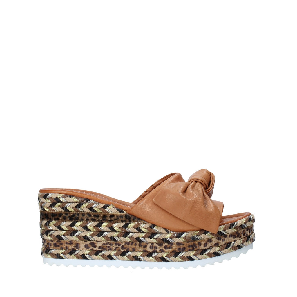 Sandali zeppa Cuoio Bueno Shoes