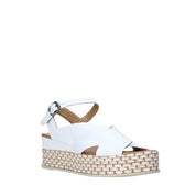 Sandali zeppa Bianco Bueno Shoes