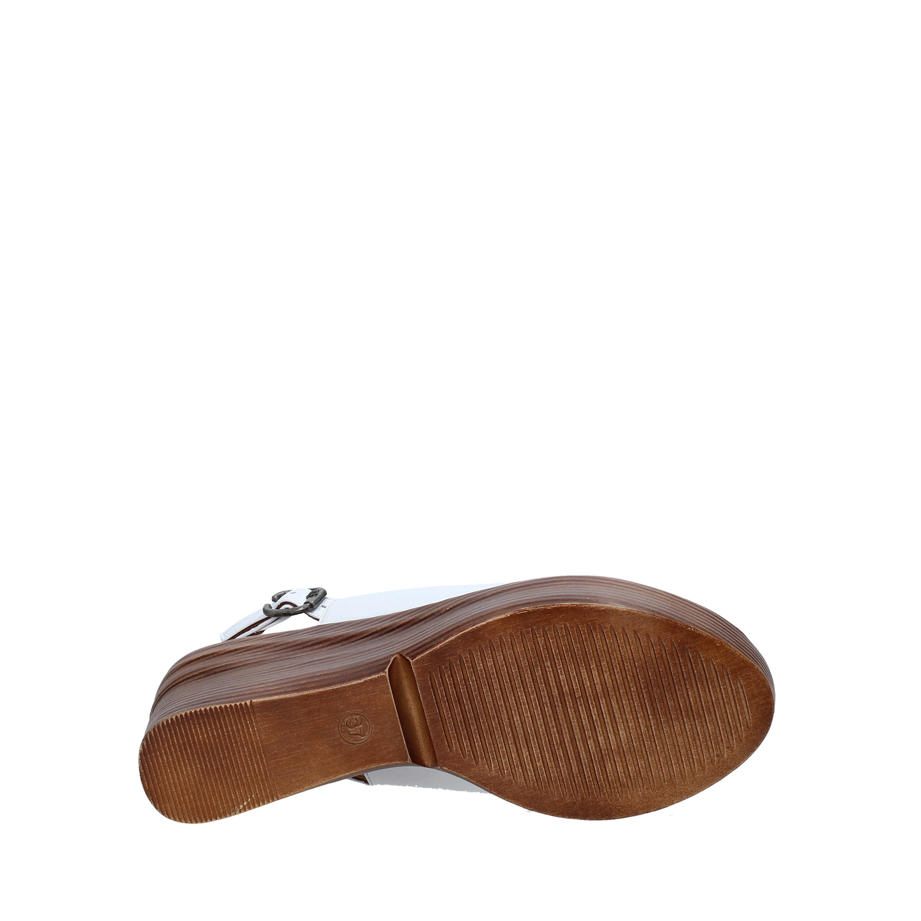 Sandali zeppa Bianco Bueno Shoes