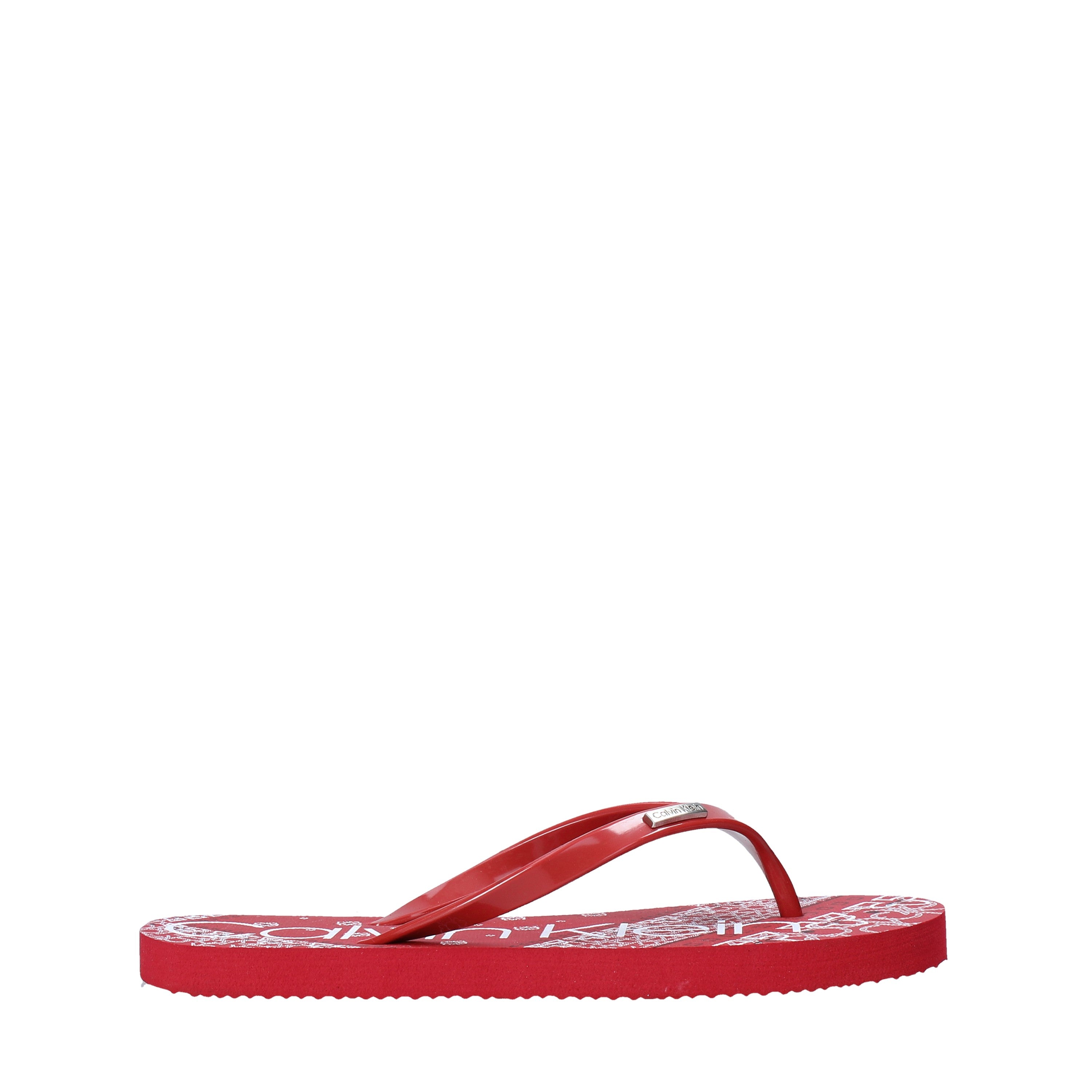 Infradito Rosso Calvin Klein