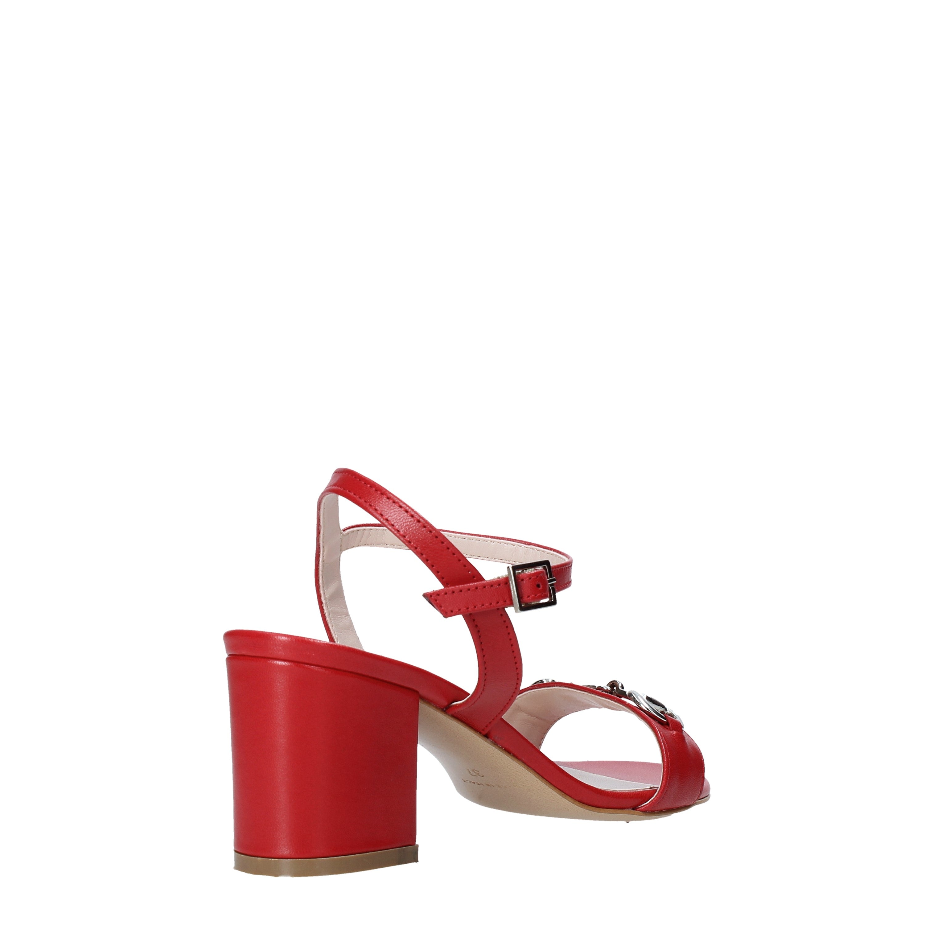 Sandali tacco Rosso Casanova