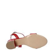 Sandali tacco Rosso Casanova