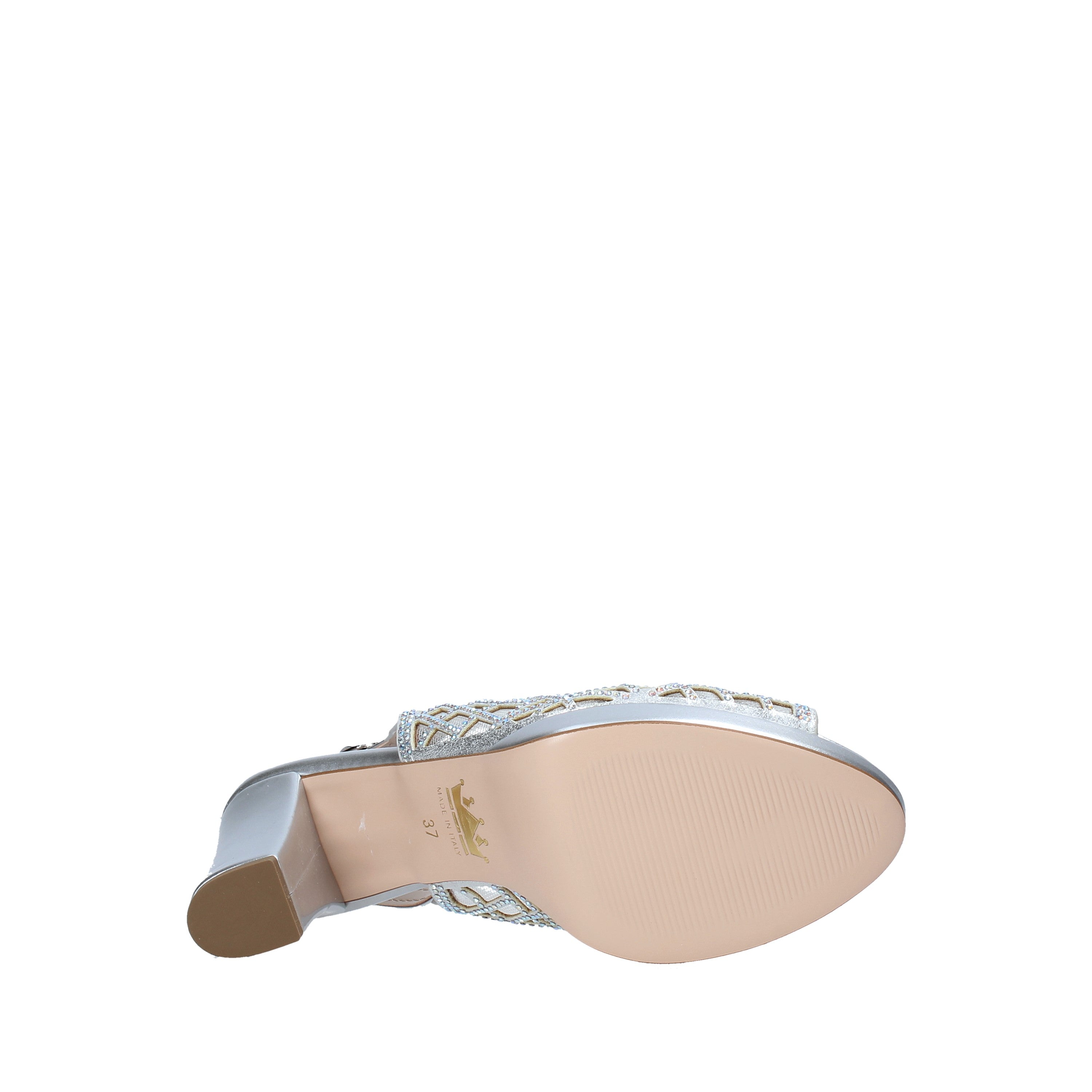 Sandali tacco Argento Comart