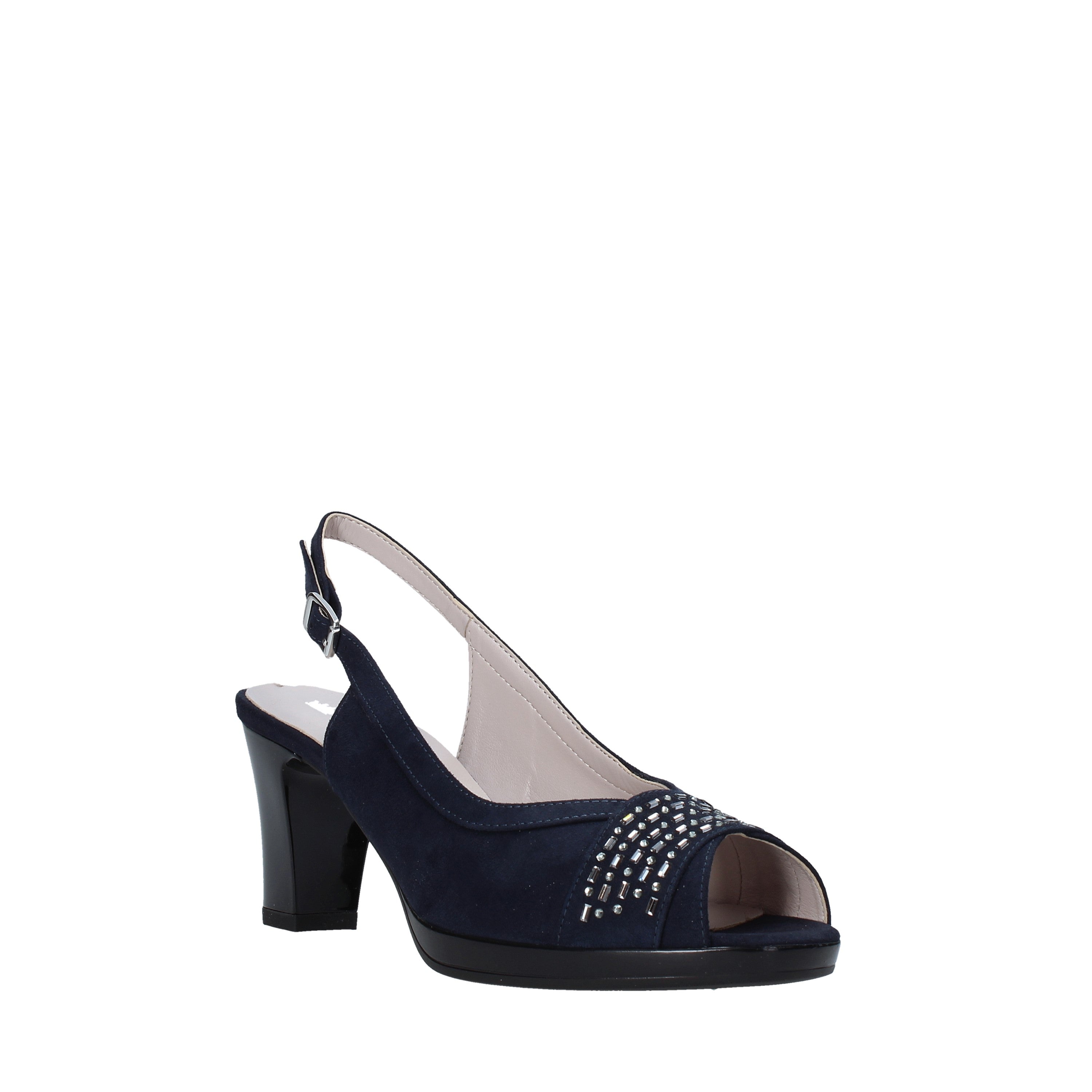 Sandali tacco Blu Comart