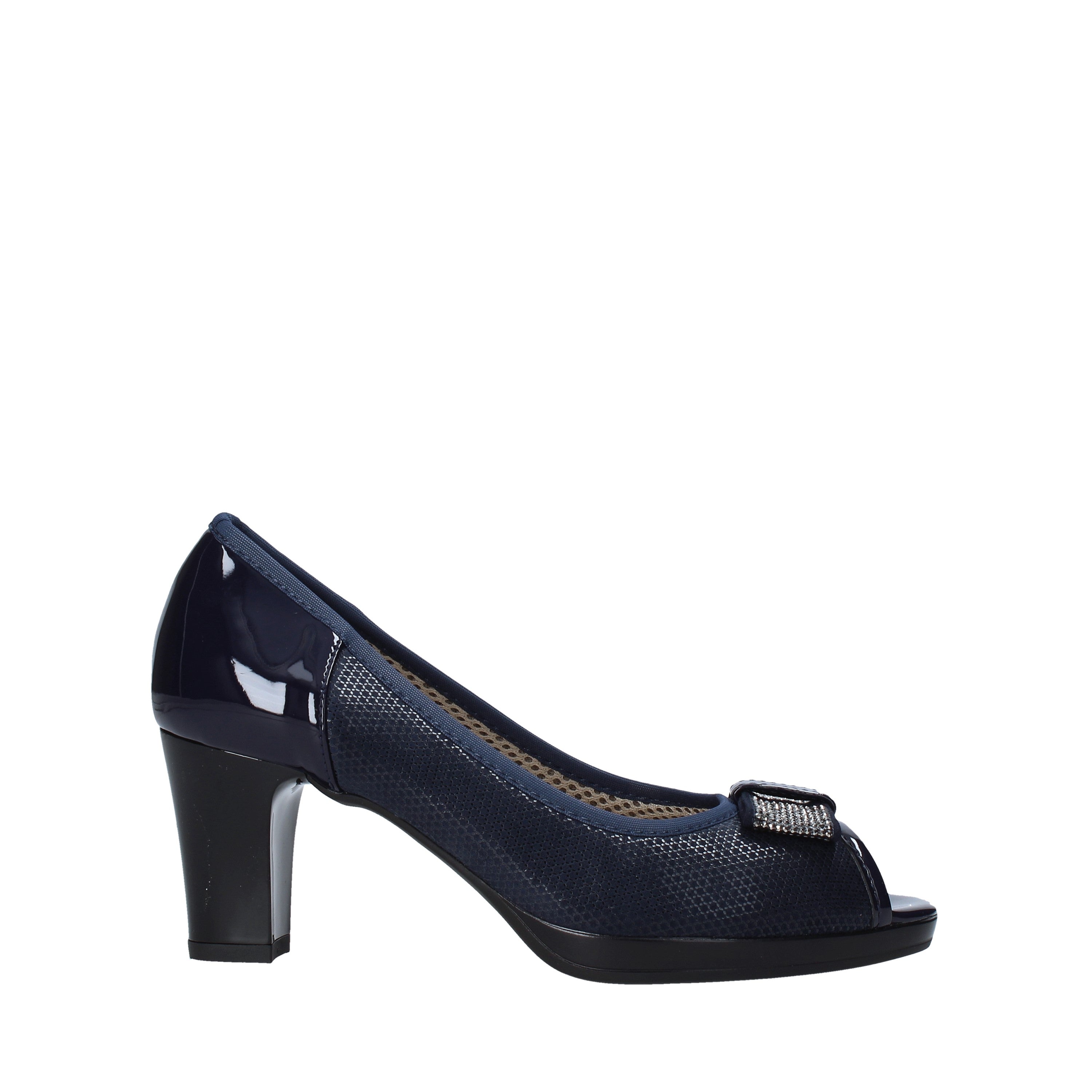 Sandali tacco Blu Comart