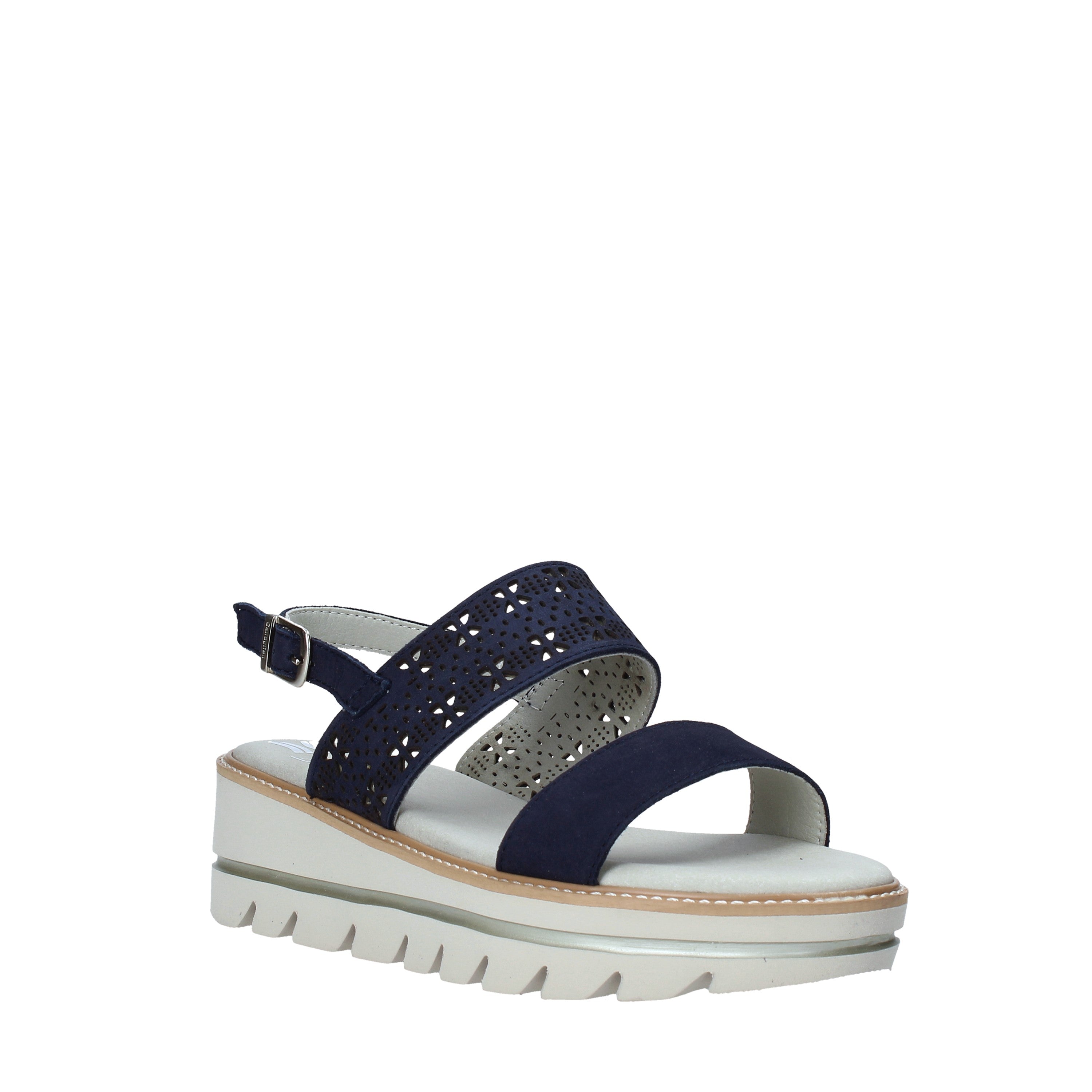Sandali zeppa Blu Miss Callaghan