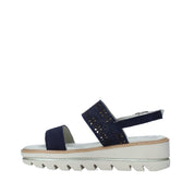 Sandali zeppa Blu Miss Callaghan