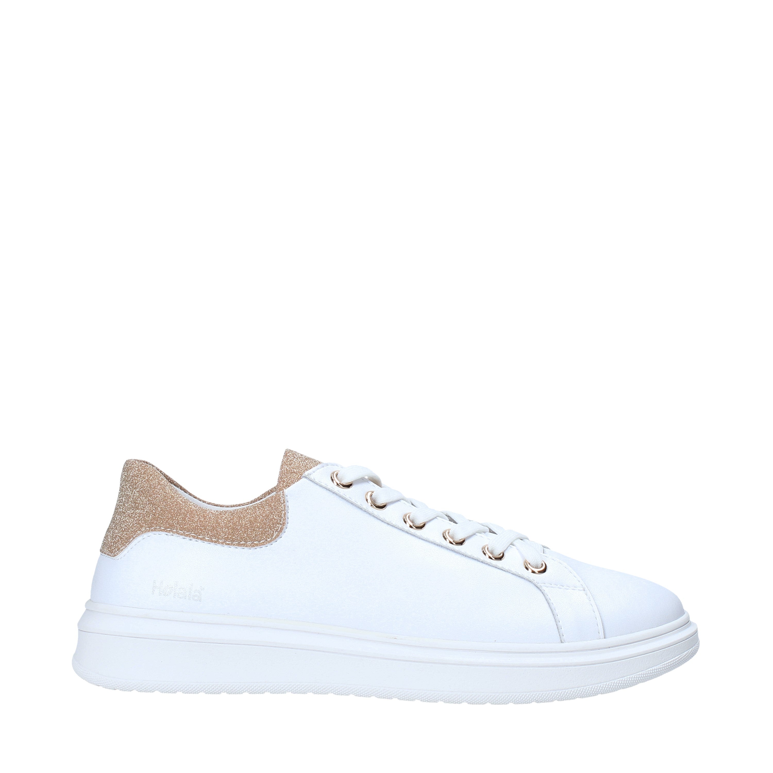Sneakers Bianco Oro Holalà