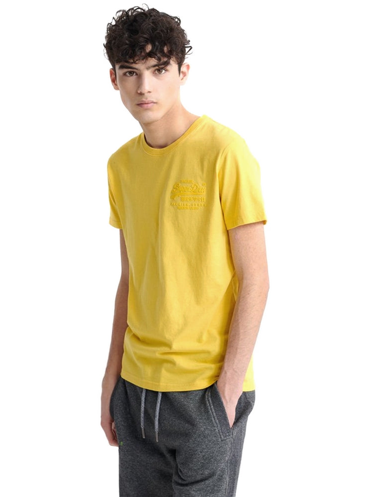 T-shirt Giallo Superdry