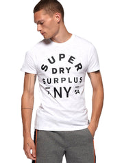 T-shirt Bianco Superdry