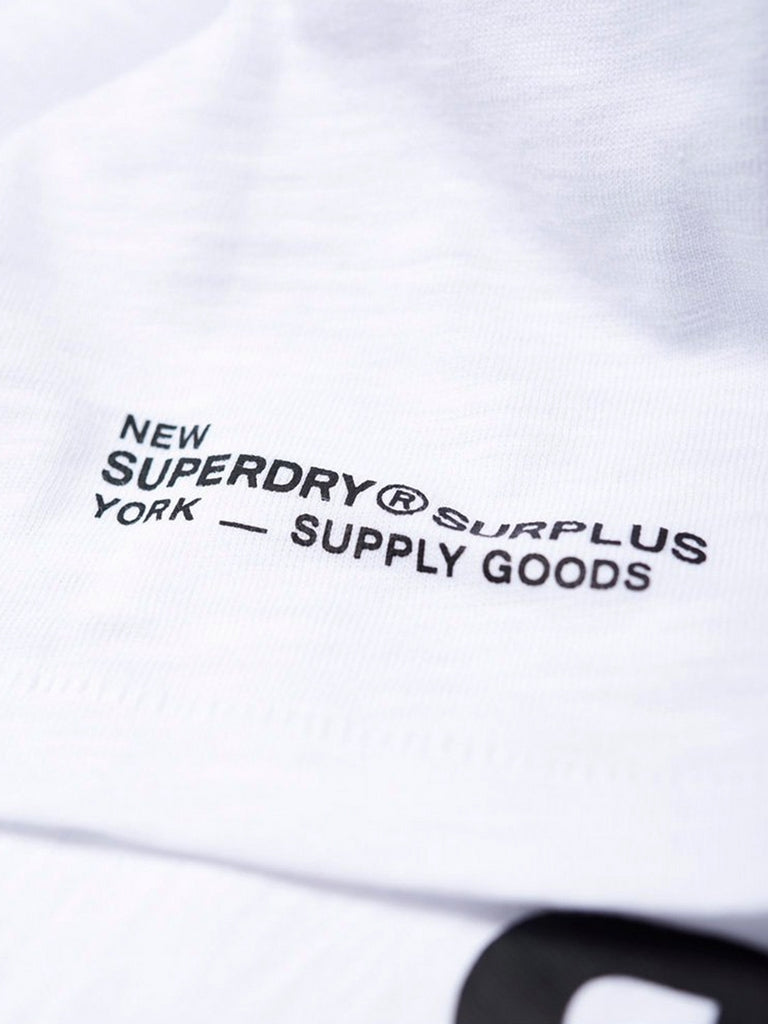 T-shirt Bianco Superdry