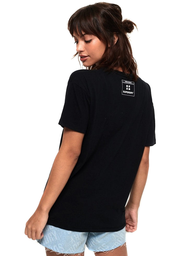 T-shirt Nero Superdry