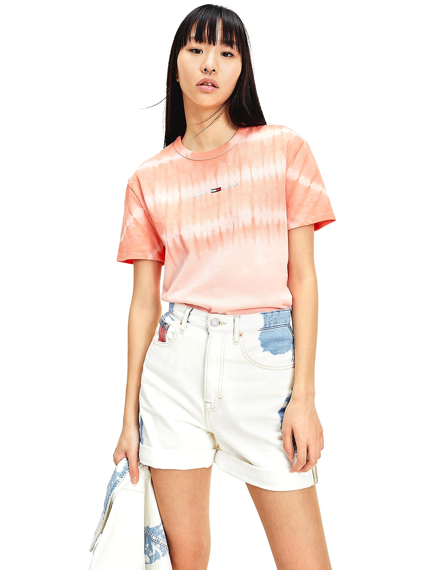 T-shirt Arancio Tommy Jeans