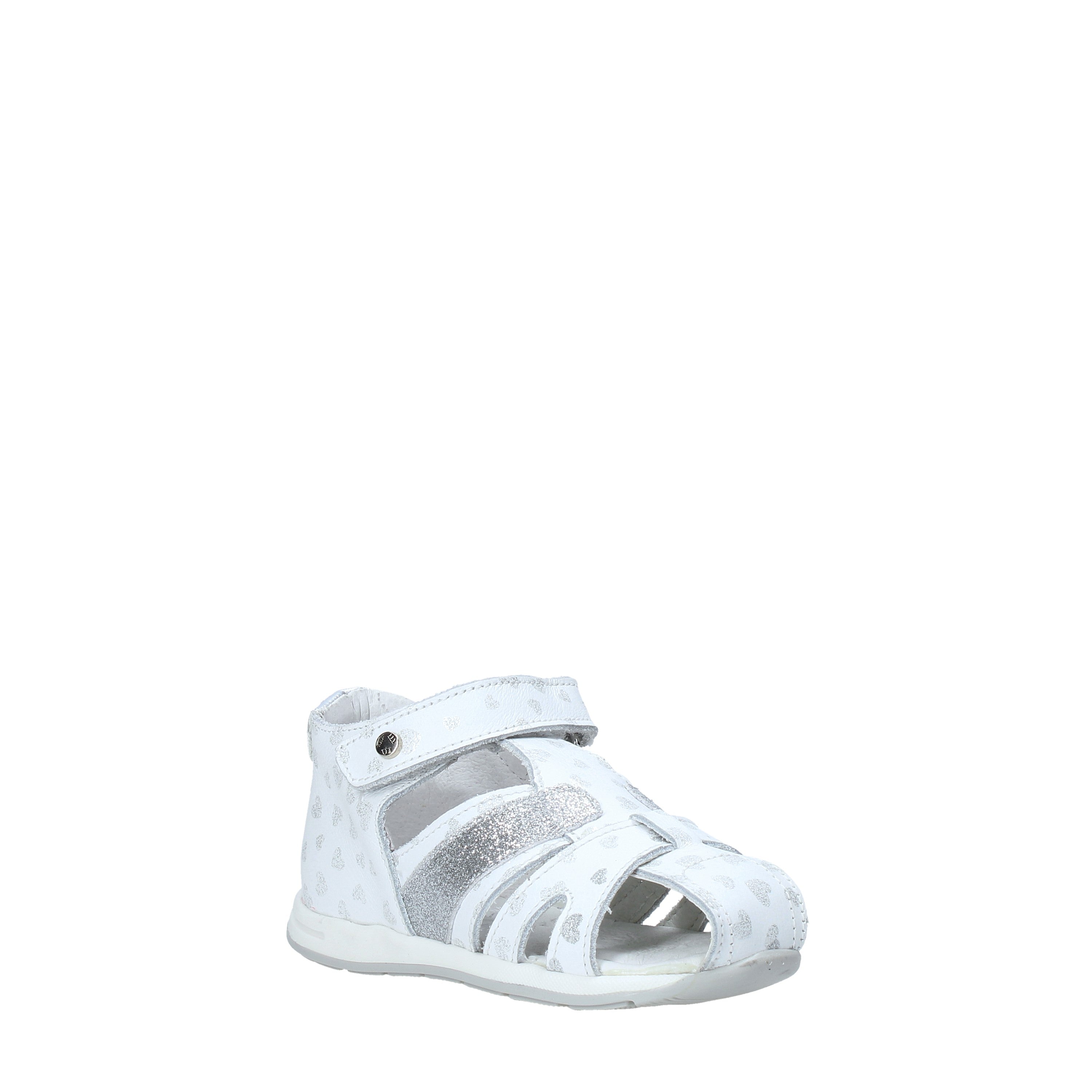 Sandali con strappi Bianco Melania