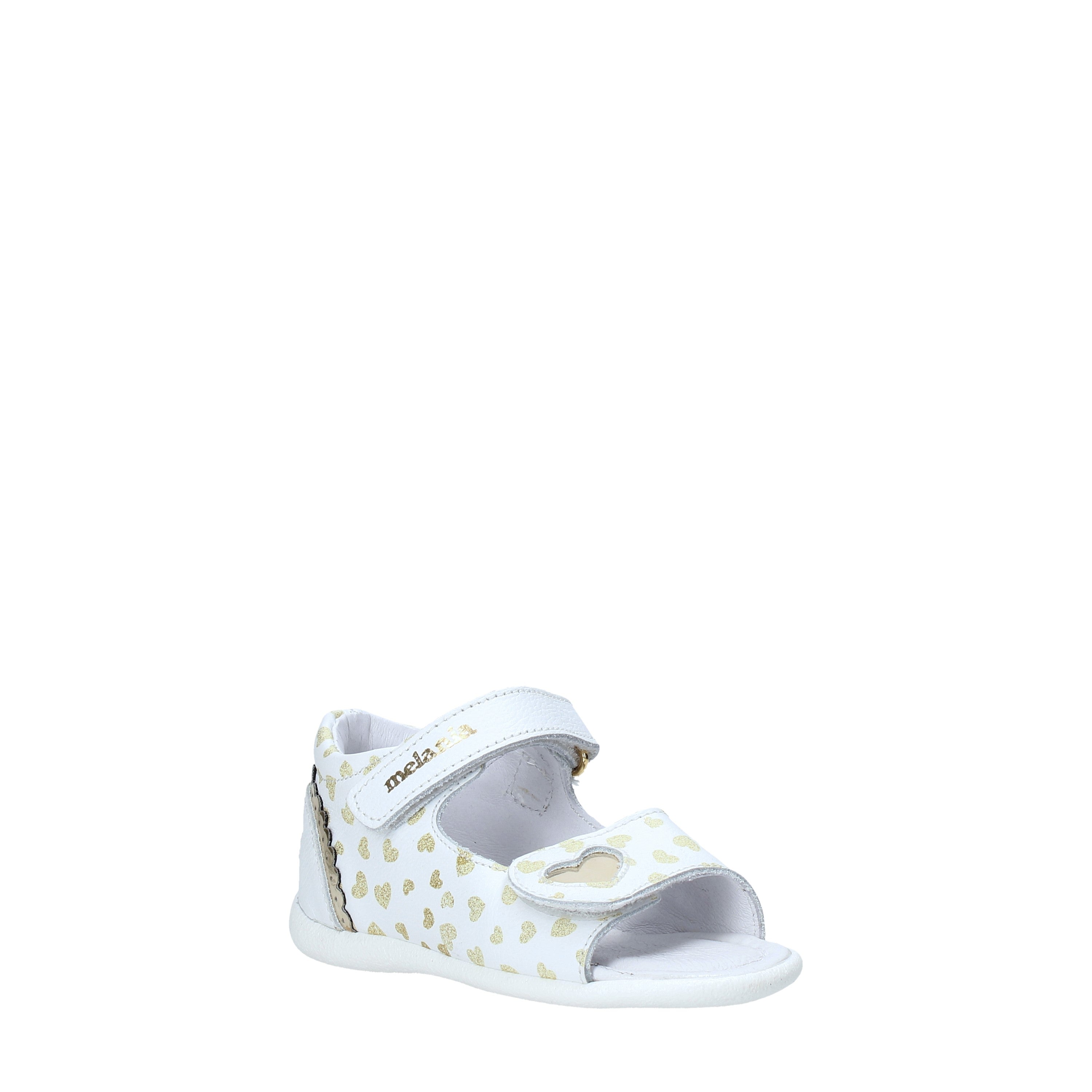 Sandali con strappi Bianco Melania