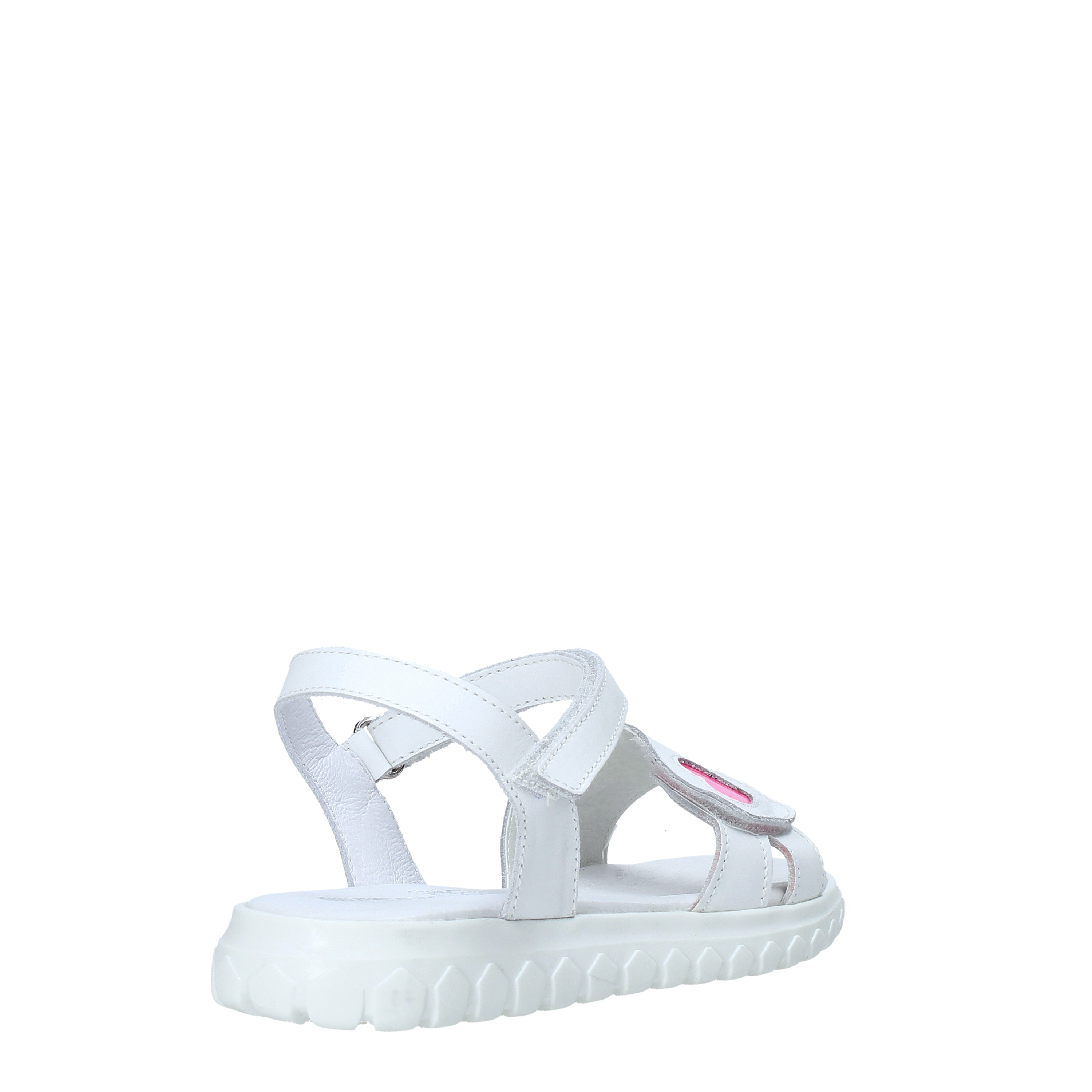 Sandali con strappi Bianco Melania