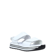 Sandali con strappi Bianco Melania