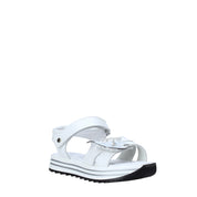 Sandali con strappi Bianco Melania