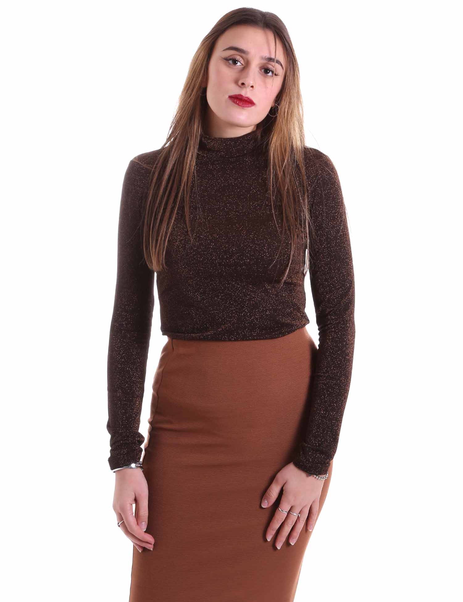 Maglie a collo alto Nero Liu-jo