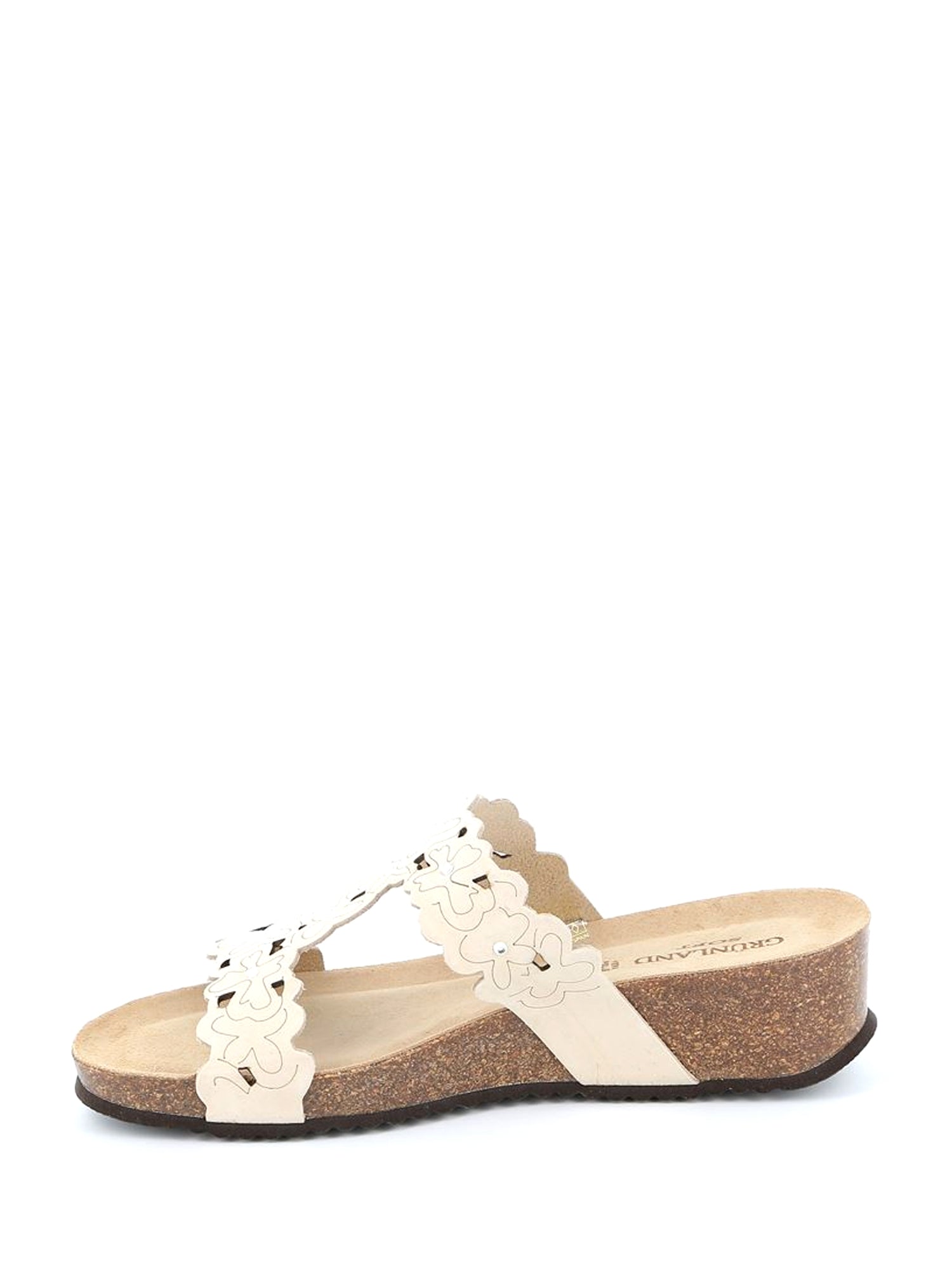 Sandali zeppa Bianco Grunland