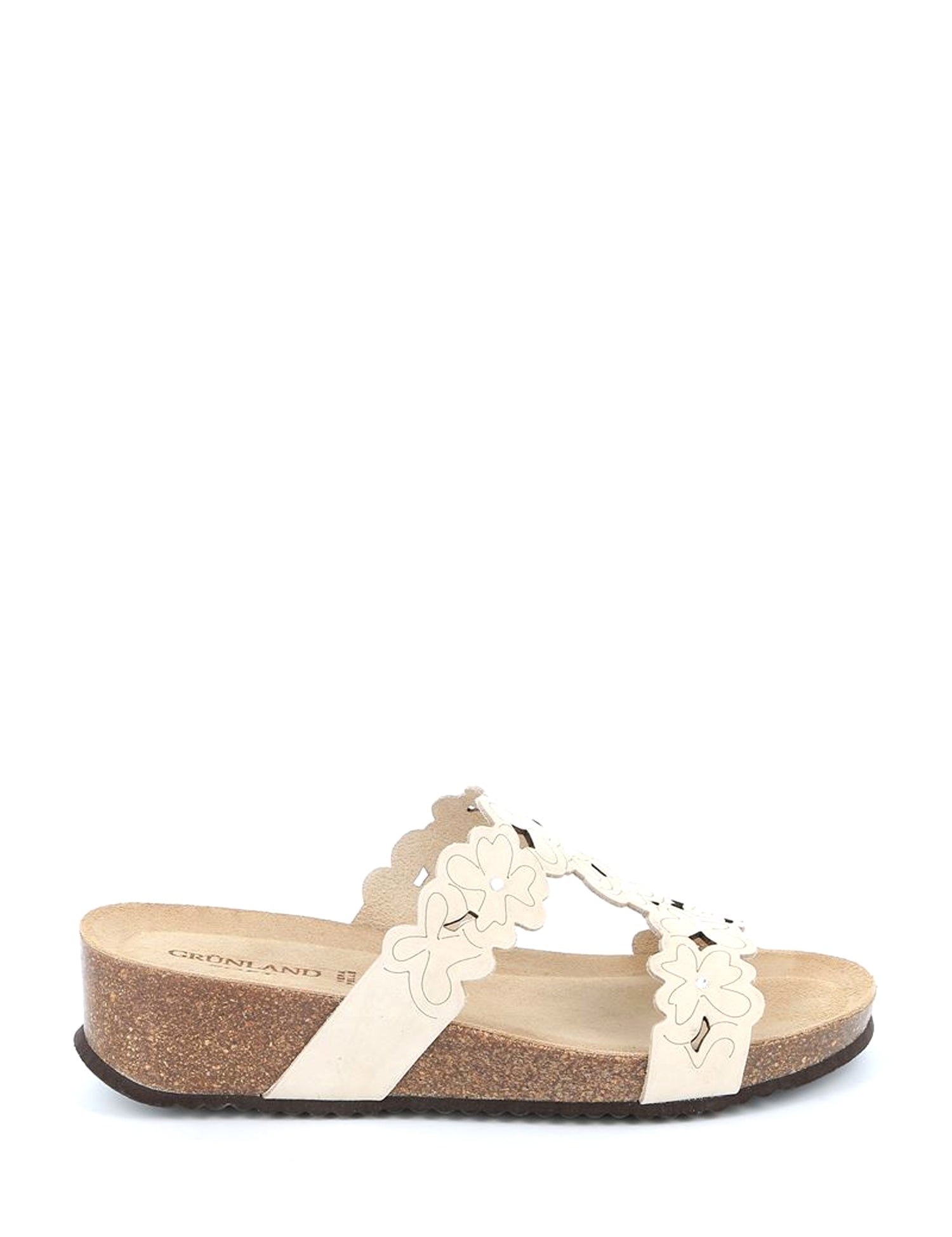 Sandali zeppa Bianco Grunland