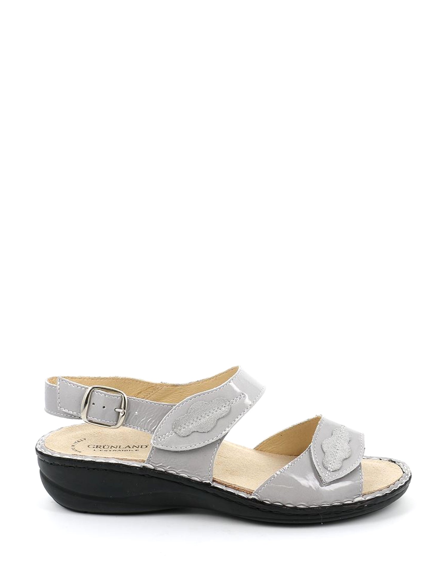 Sandali zeppa Grigio Grunland