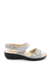 Sandali zeppa Grigio Grunland