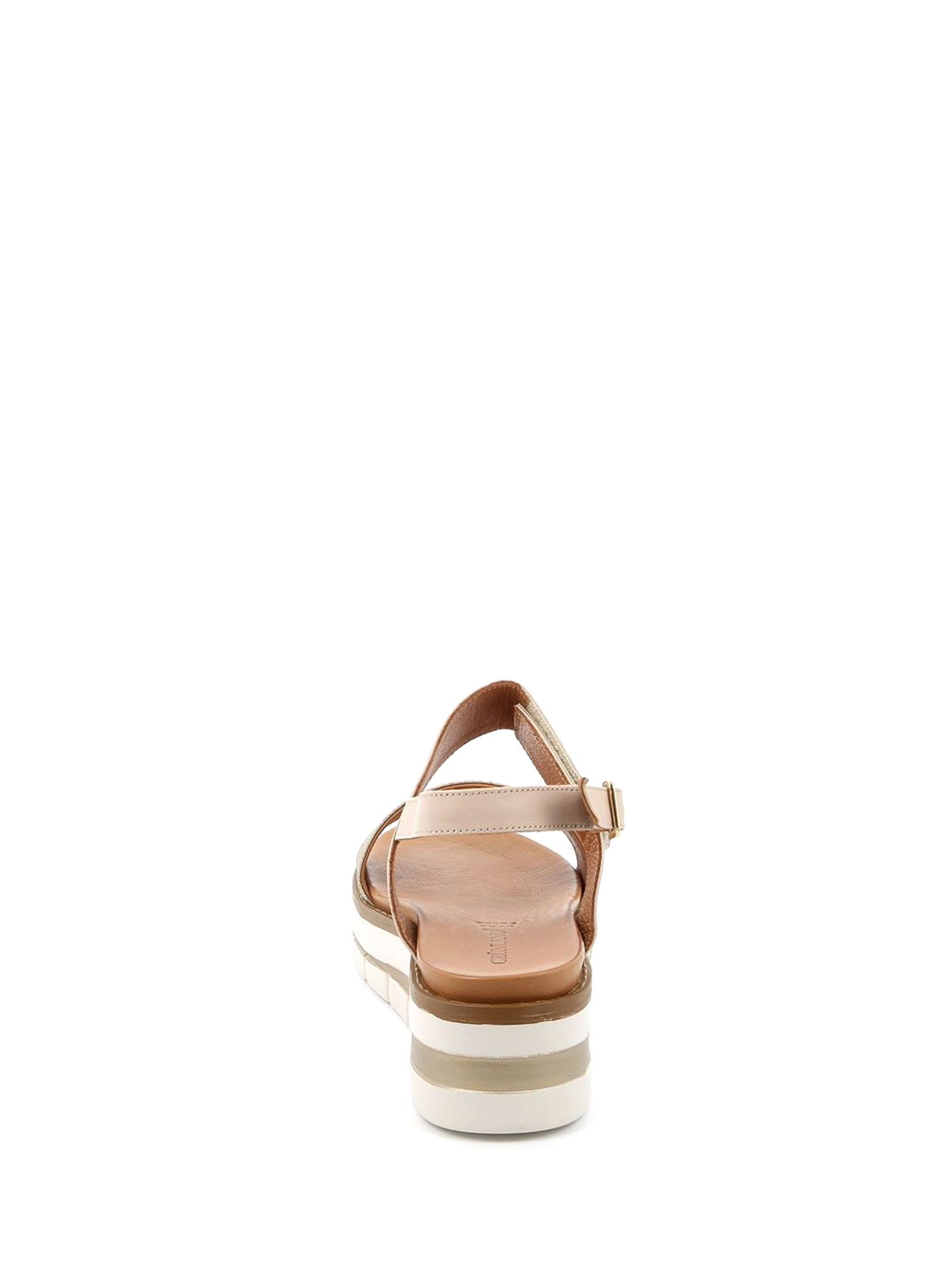 Sandali zeppa Beige Grunland