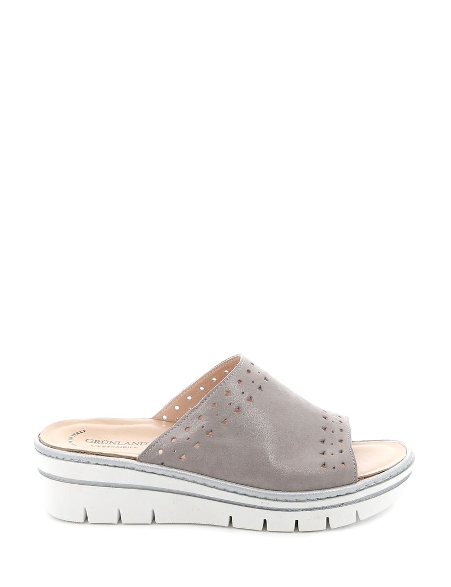 Sandali zeppa Grigio Grunland