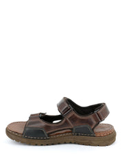 Sandali con strappi Marrone Grunland