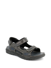 Sandali con strappi Grigio Grunland