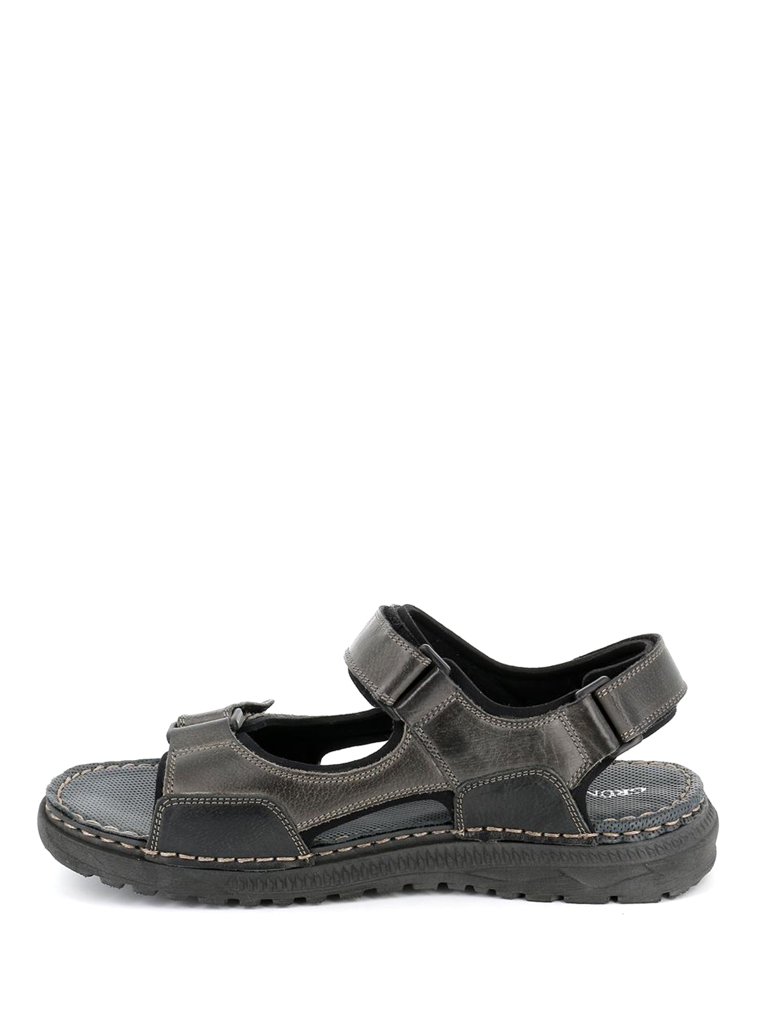Sandali con strappi Grigio Grunland