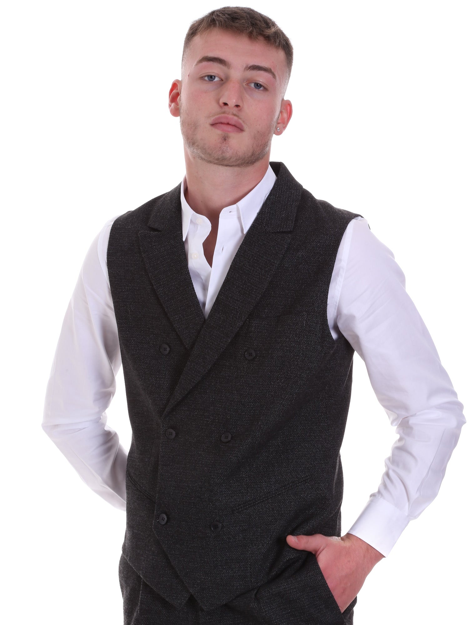 Gilet Nero Antony Morato