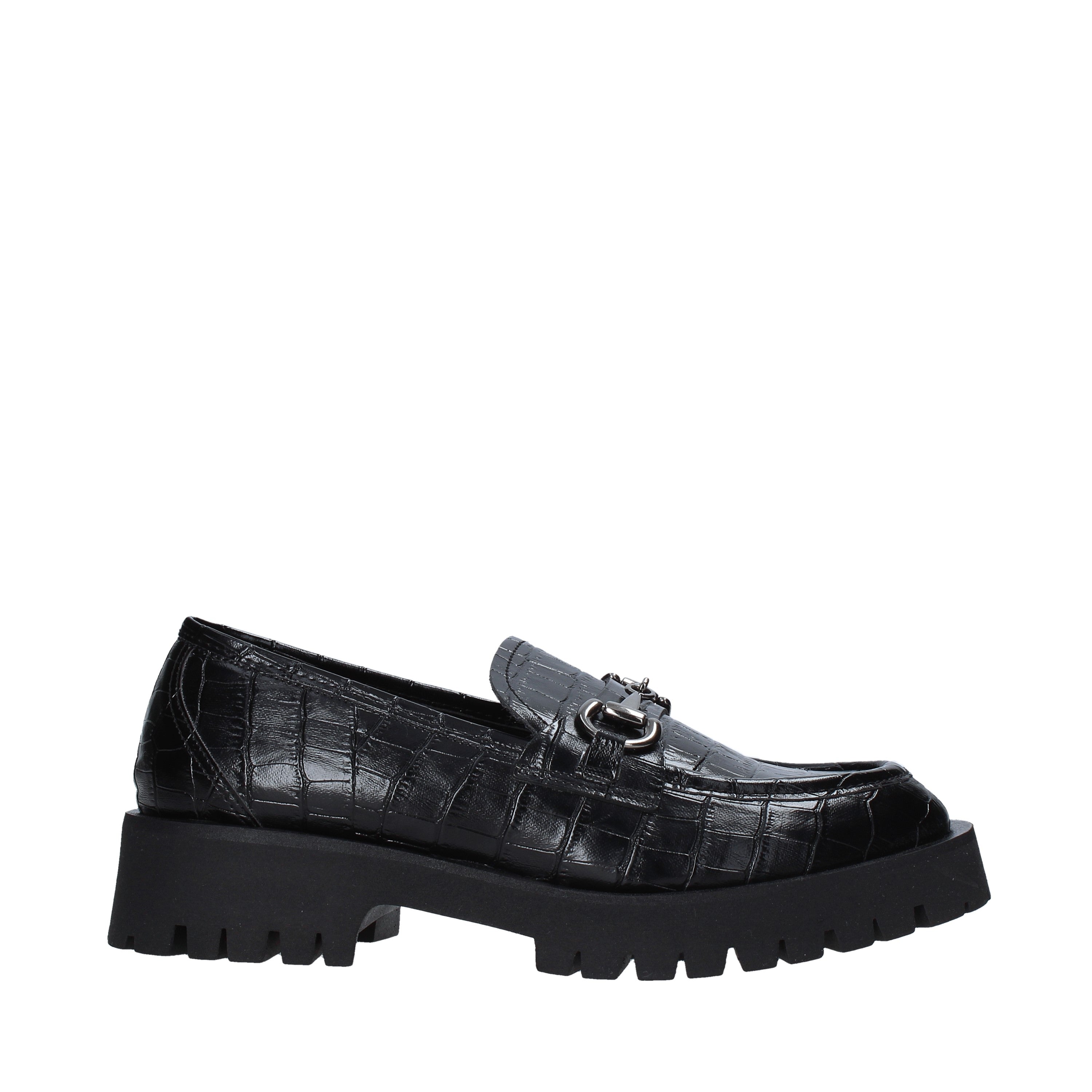 Mocassini Nero Cocco Grace Shoes