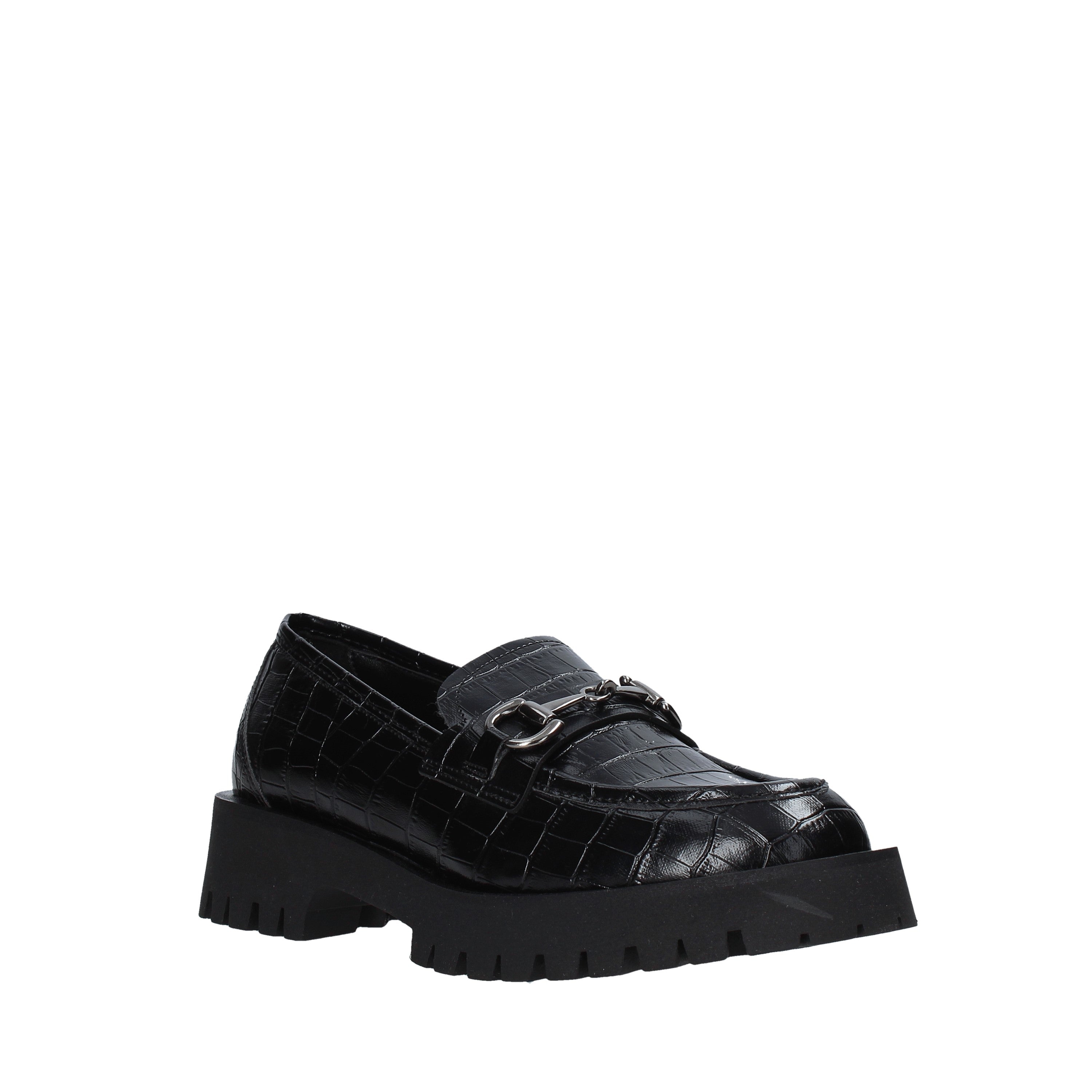 Mocassini Nero Cocco Grace Shoes