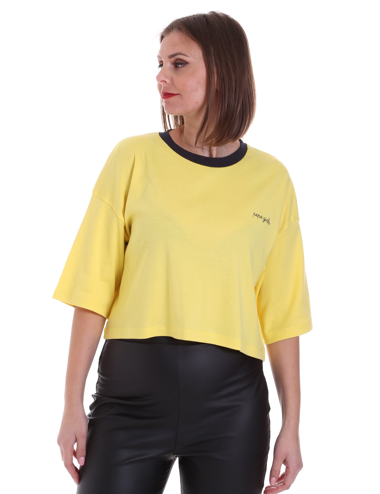 T-shirt Giallo Pepe Jeans