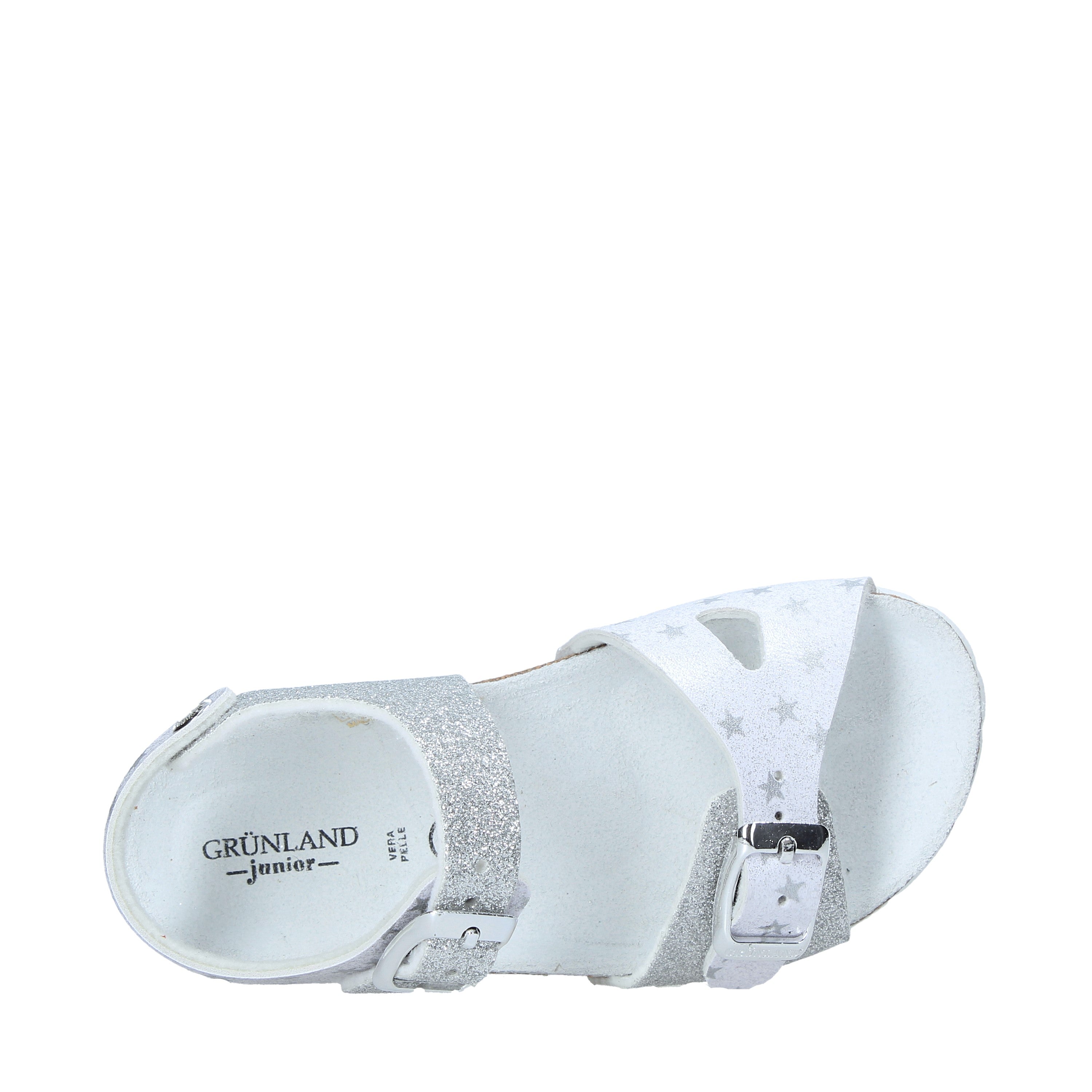 Sandali Argentato Grunland Junior
