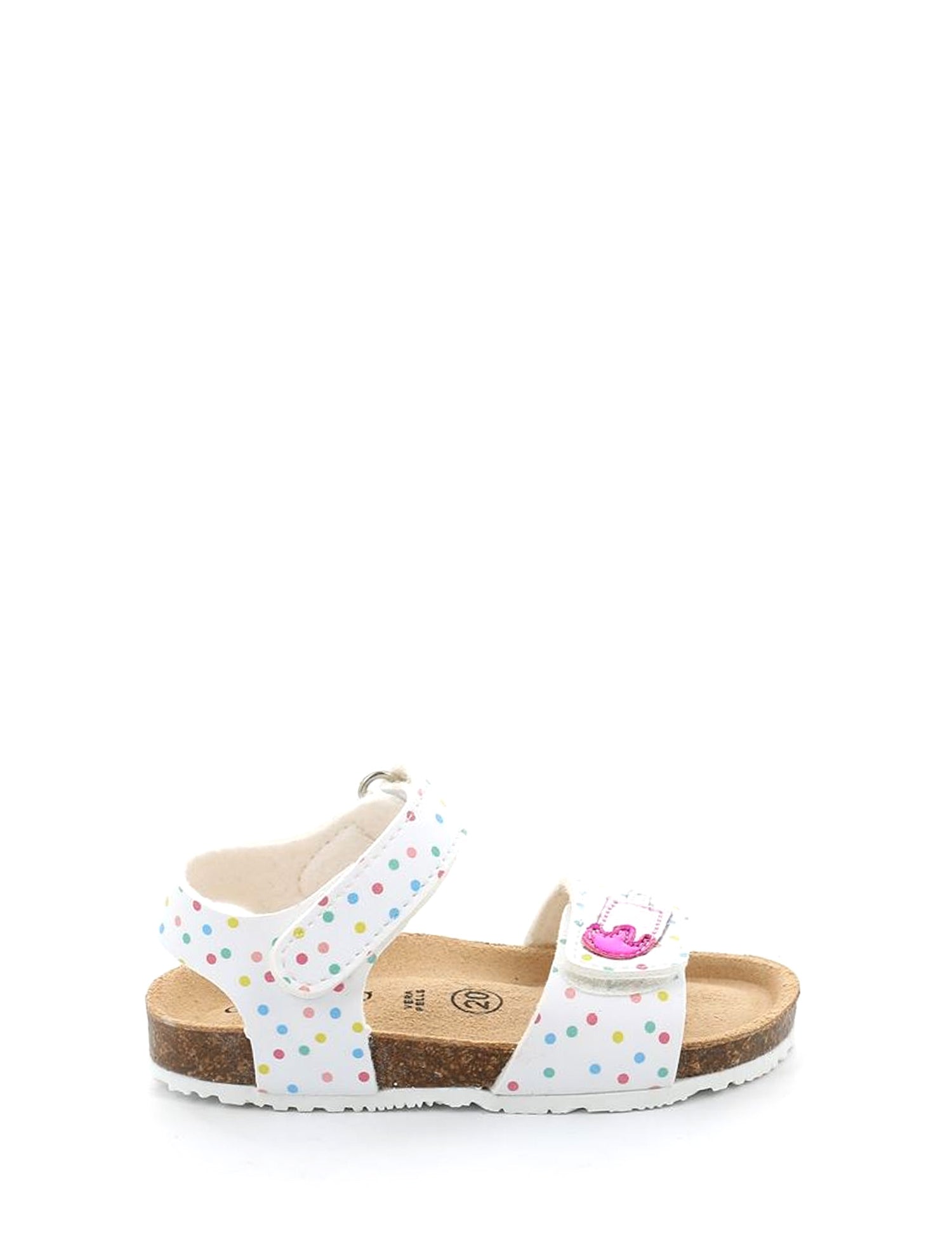 Sandali con strappi Bianco Grunland Junior