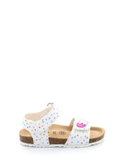 Sandali con strappi Bianco Grunland Junior