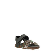 Sandali con strappi Verde Grunland Junior