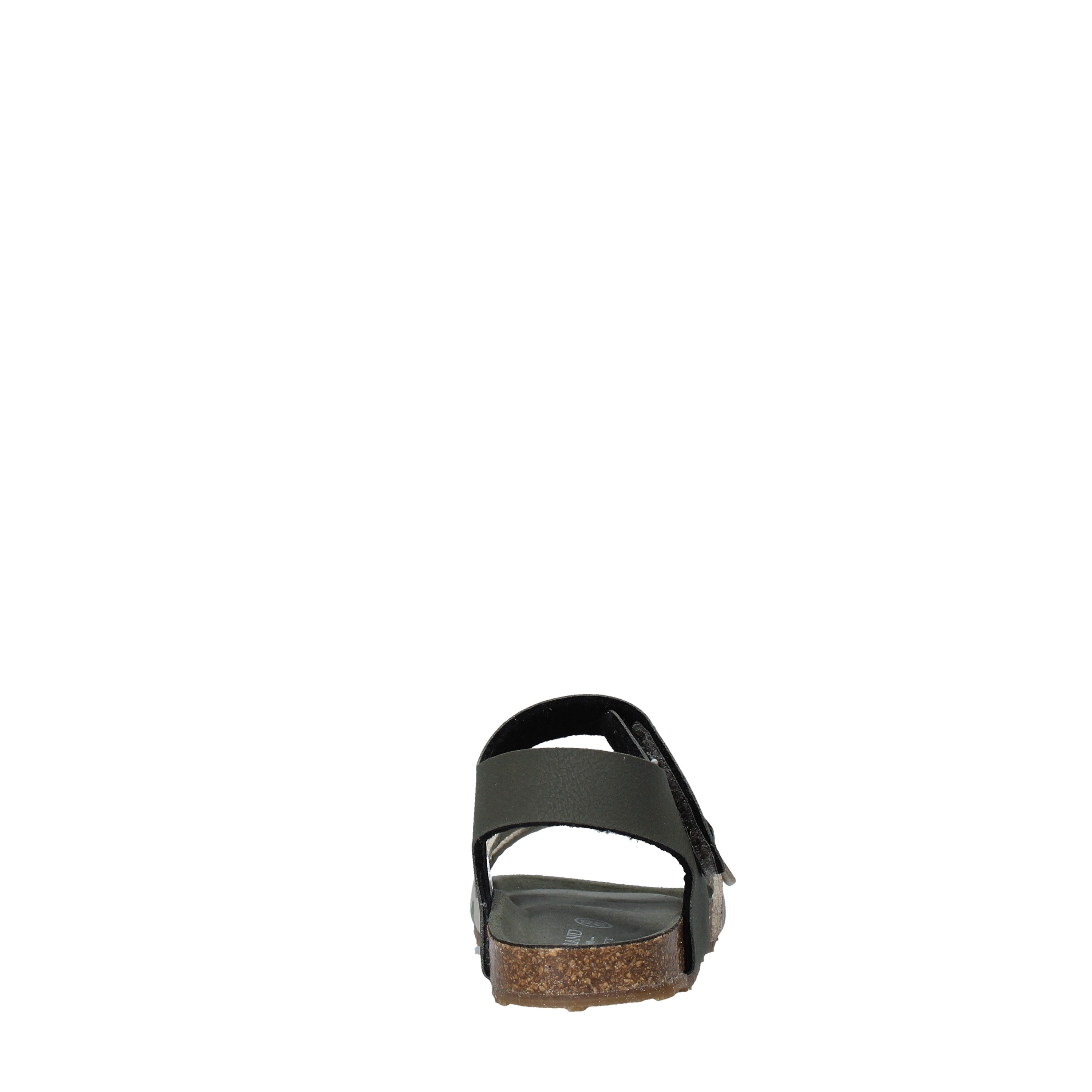 Sandali con strappi Verde Grunland Junior