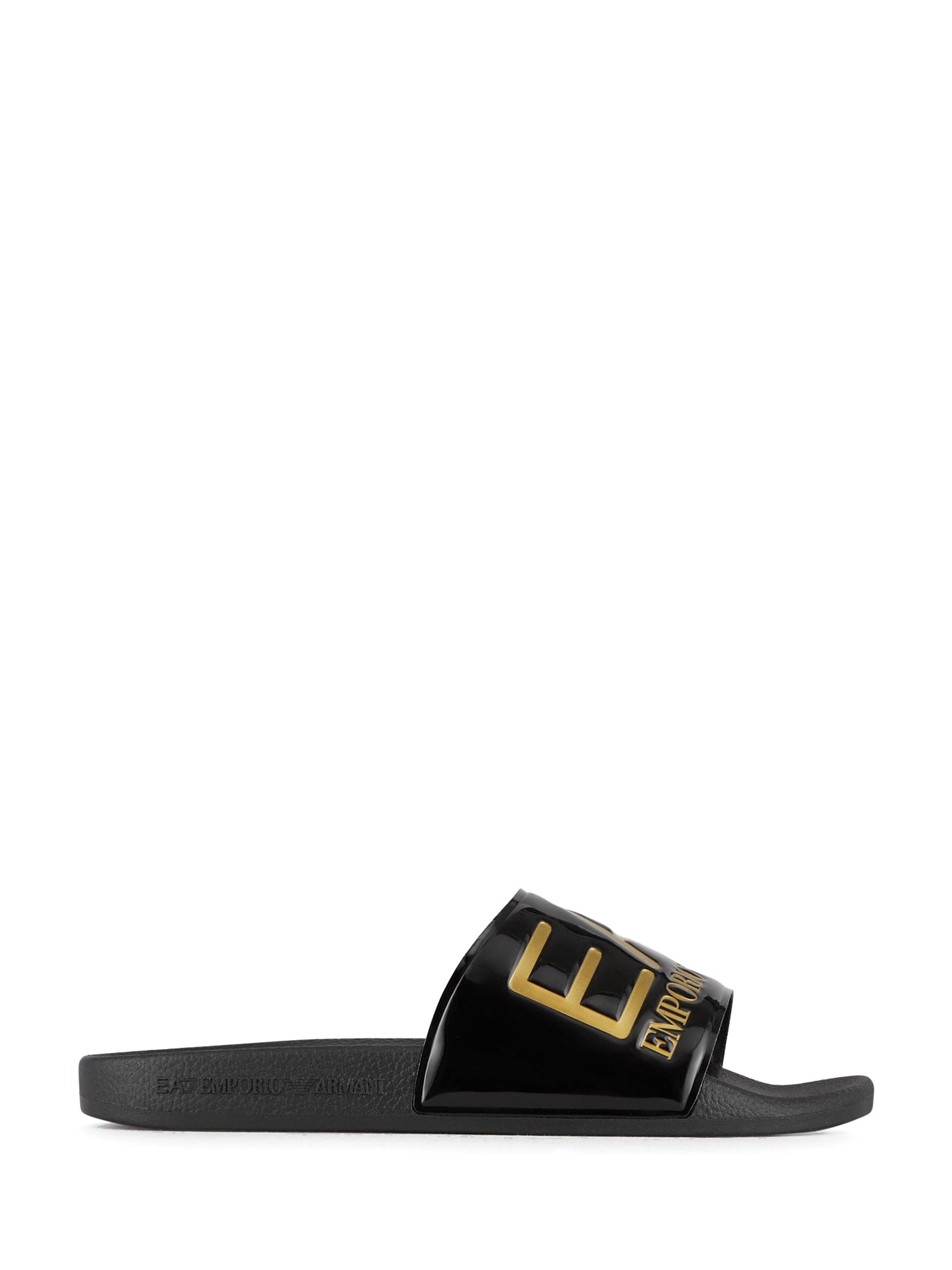 Ciabatte Nero oro M631 Ea7 Emporio Armani