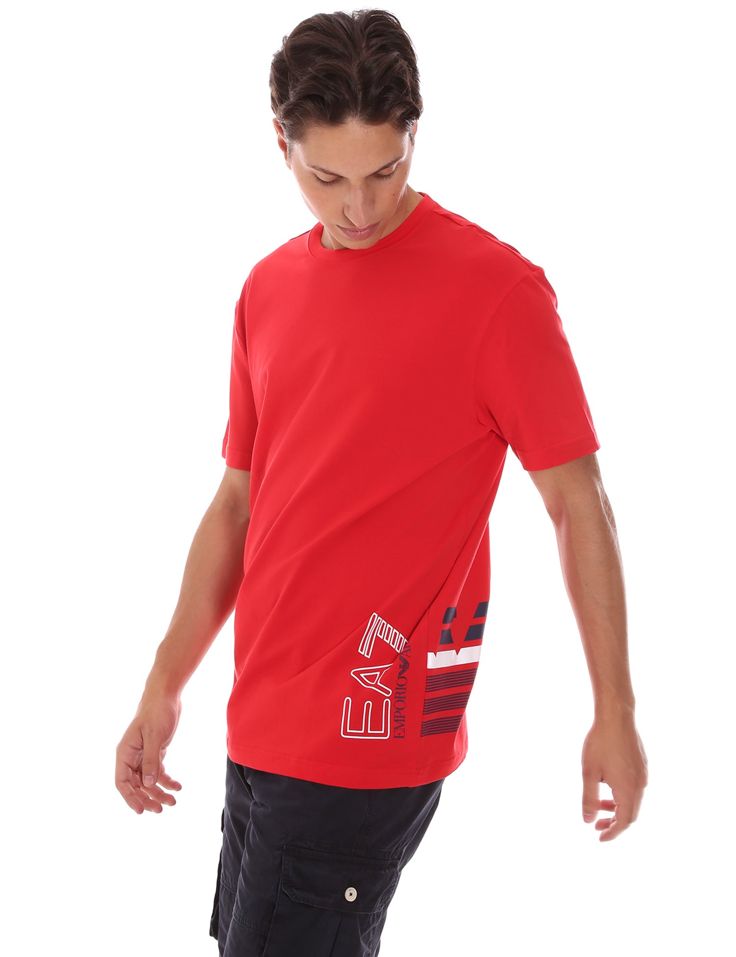 T-shirt Rosso Ea7 Emporio Armani