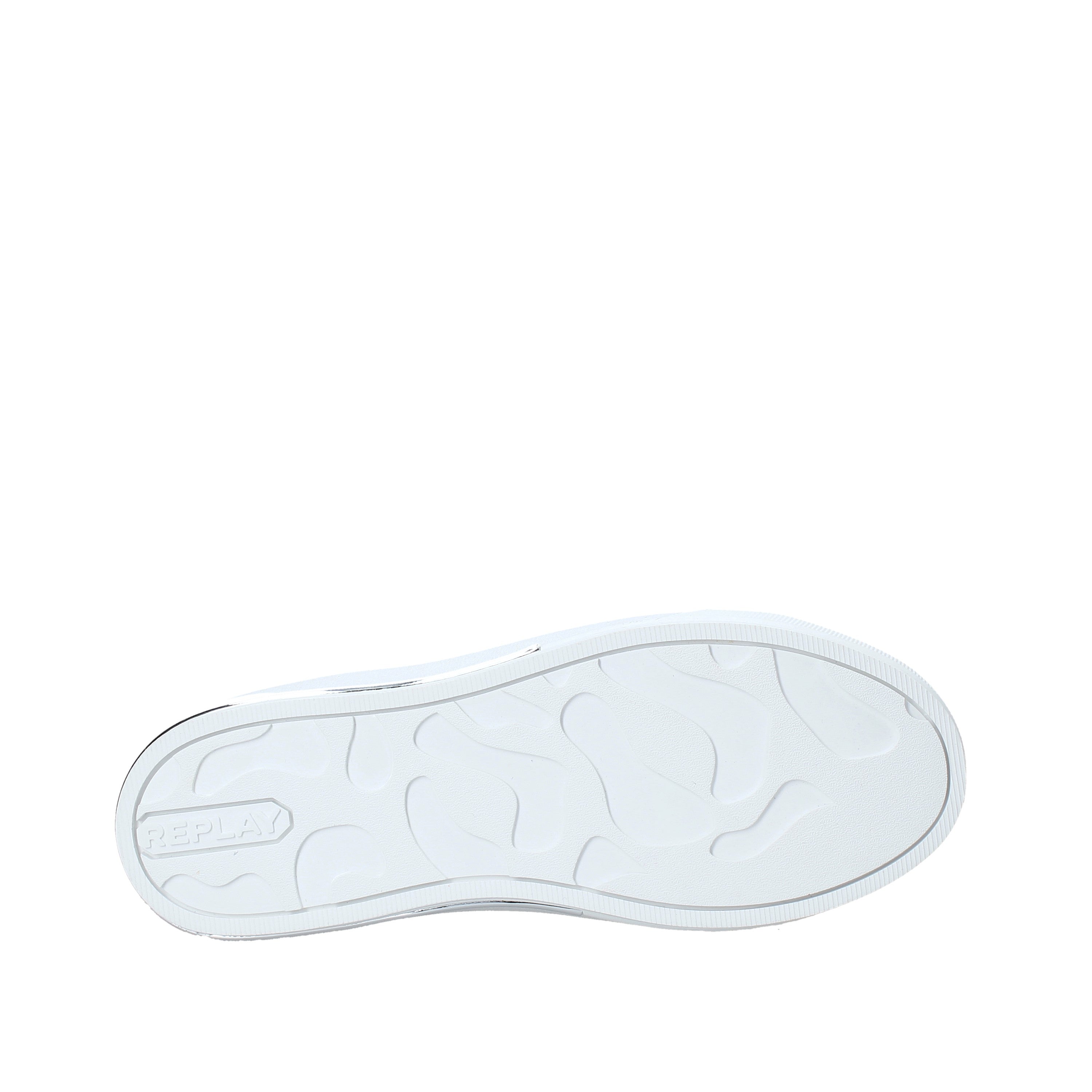 Sneakers Bianco Argento Replay&sons
