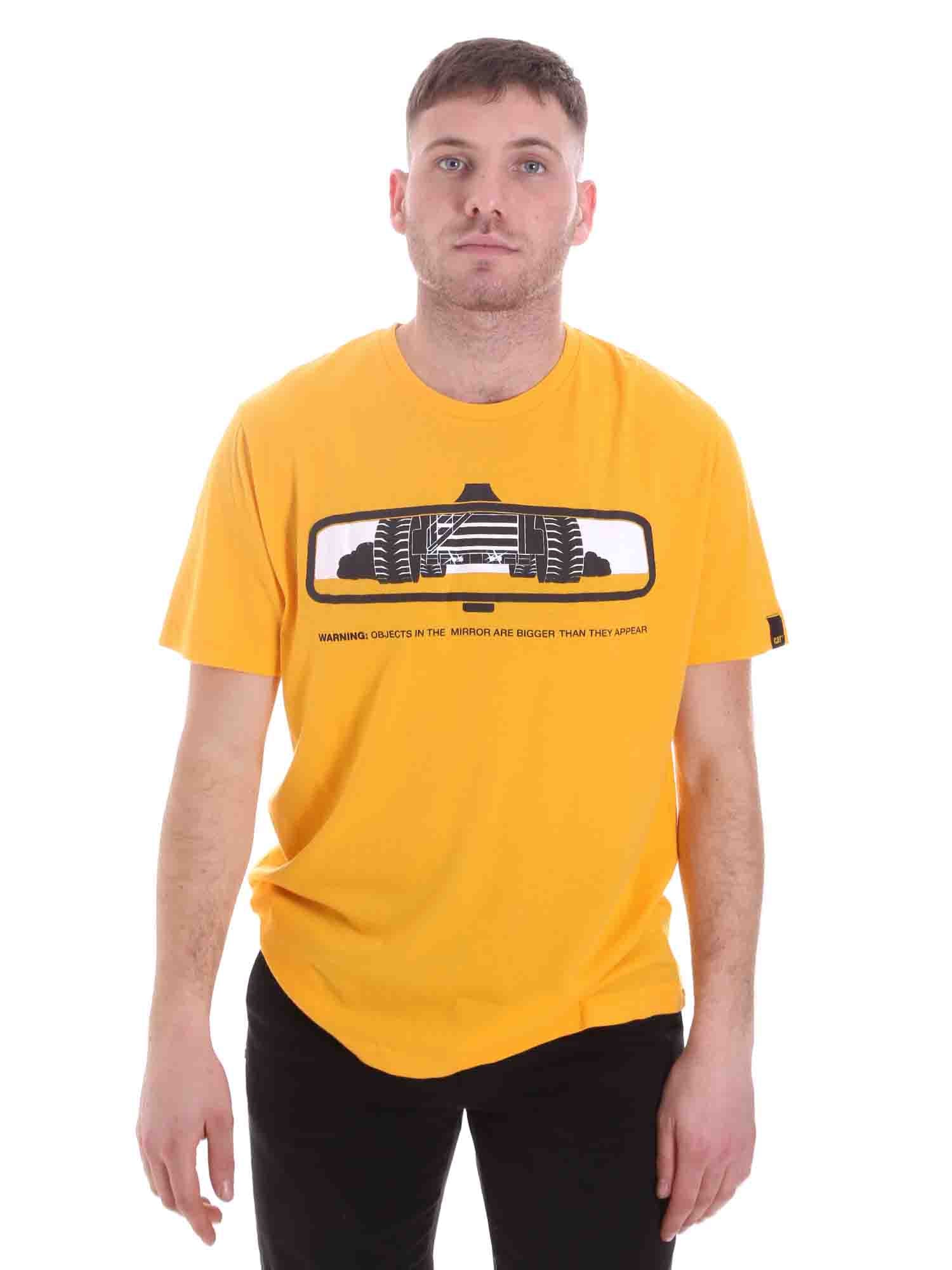 T-shirt Giallo Cat