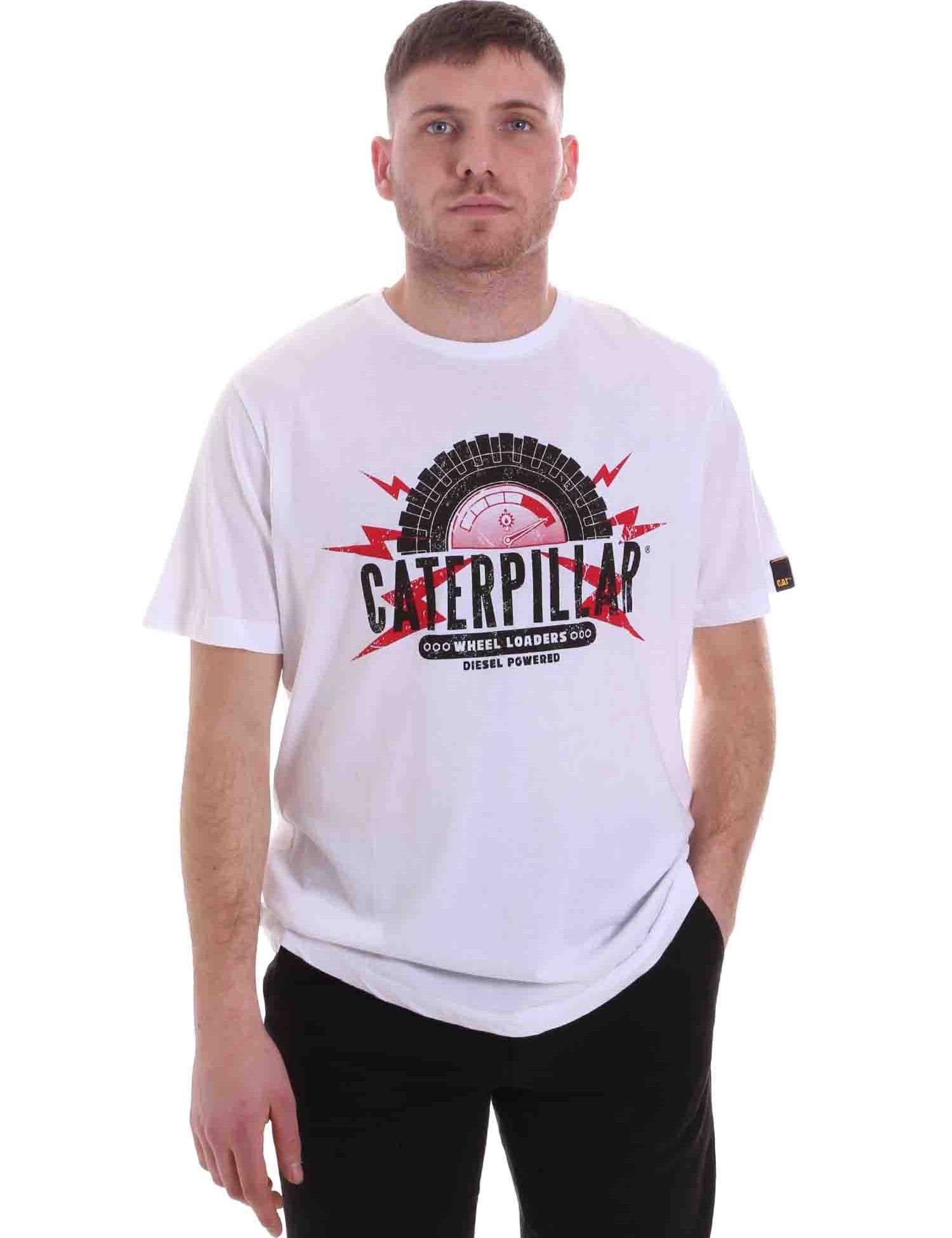 T-shirt Bianco Cat